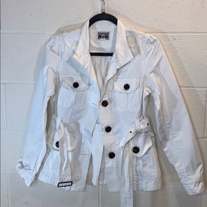 CONVERSE : White Jean Jacket